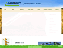 Tablet Screenshot of ematech.sk